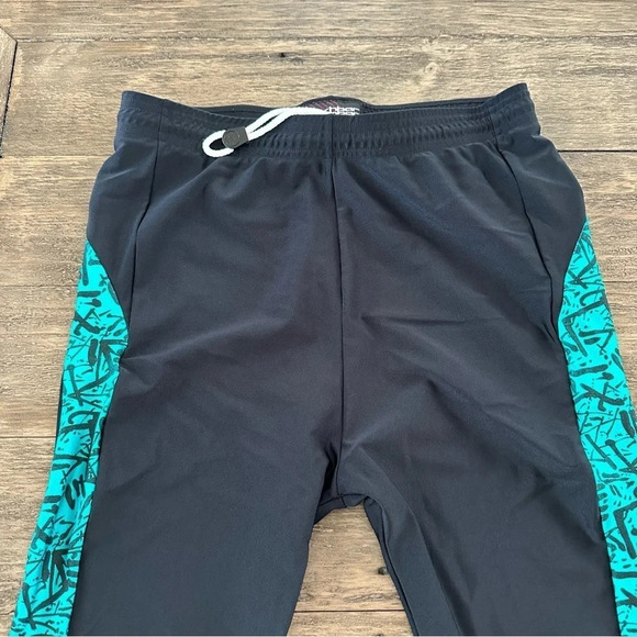 Vintage 1-800 Nashbar Mens Large Shiny Spandex Cycling Pants Neon Biking 80s 90s - Picture 3 of 8